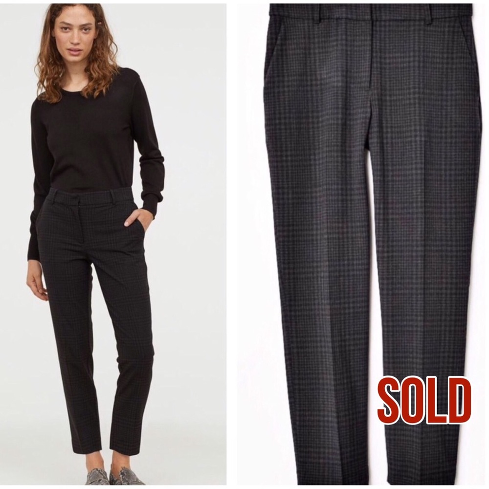 NWT Checkered Stovepipe Pants